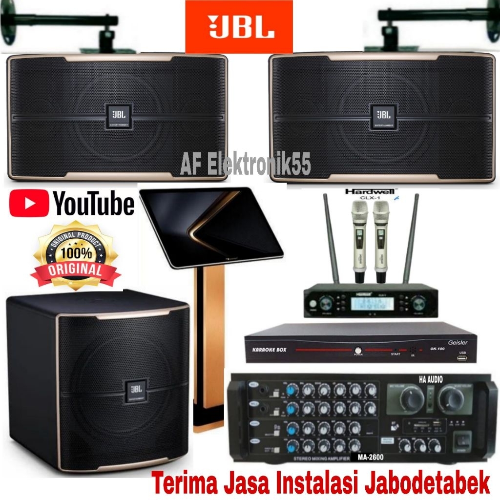 Paket Sound System Karaoke JBL Subwofer JBL ( Paket Komplit ) Original