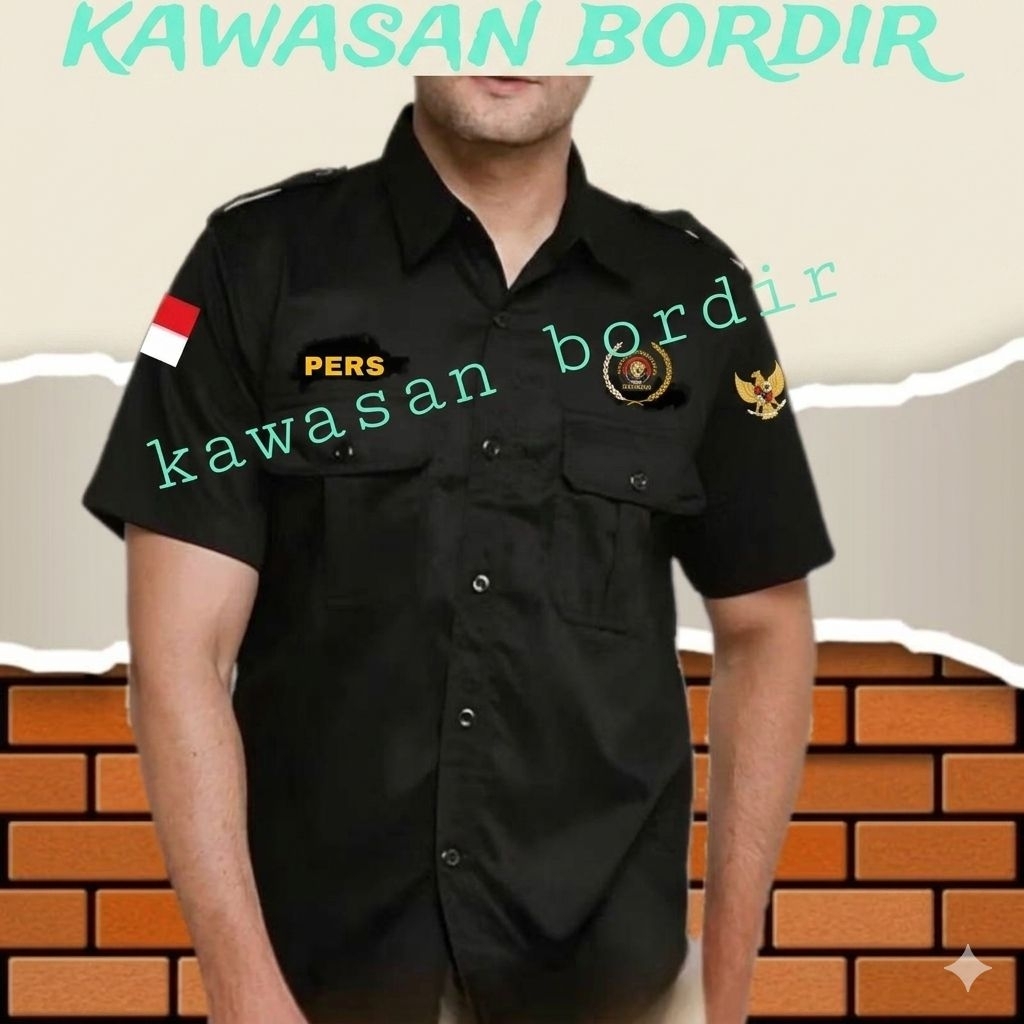 Terbaru kemeja pers seragam pers pdh pers baju pers kemeja PWI seragam Pwi pdh PWI baju PWI seragam 