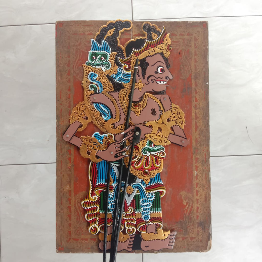 Wayang Kertas Karton Gatotkaca Bali