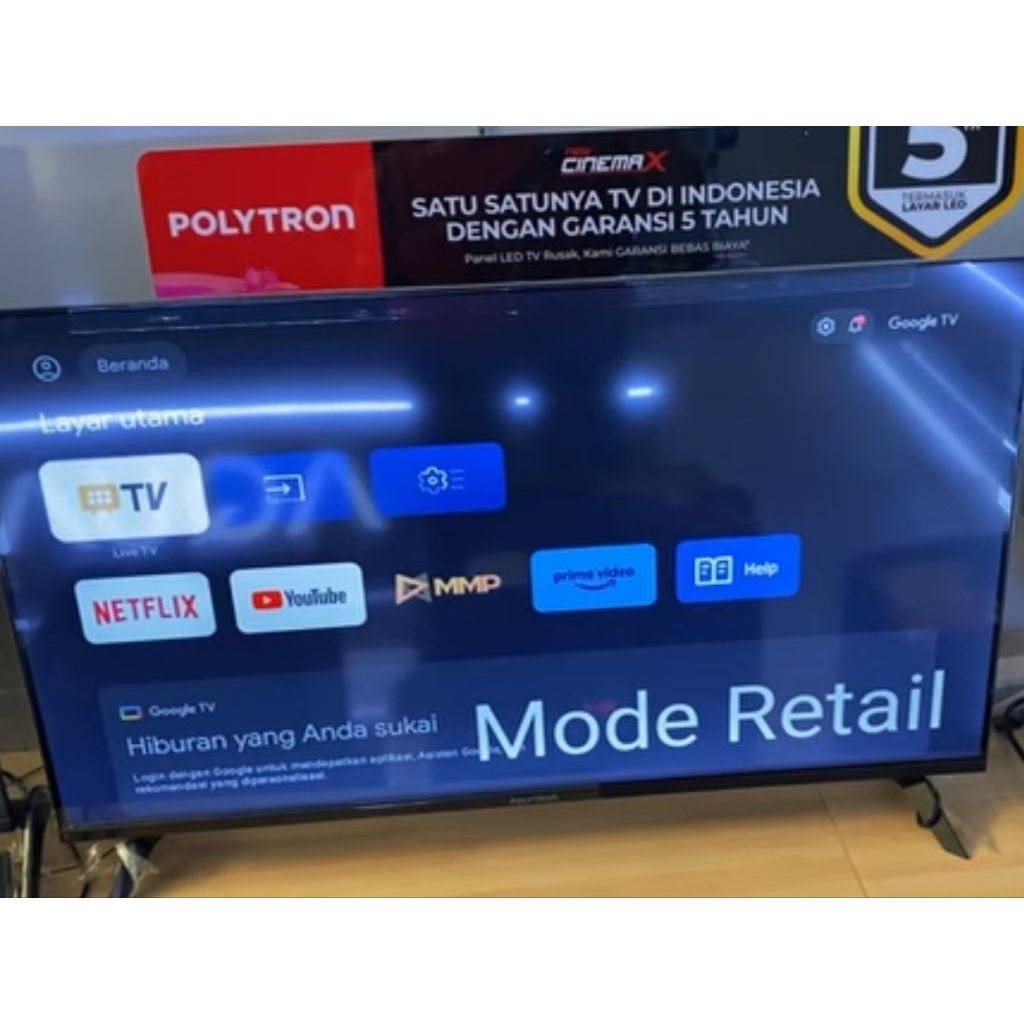 POLYTRON LED TV 40 Inch Full HD Android TV PLD-40RG9059