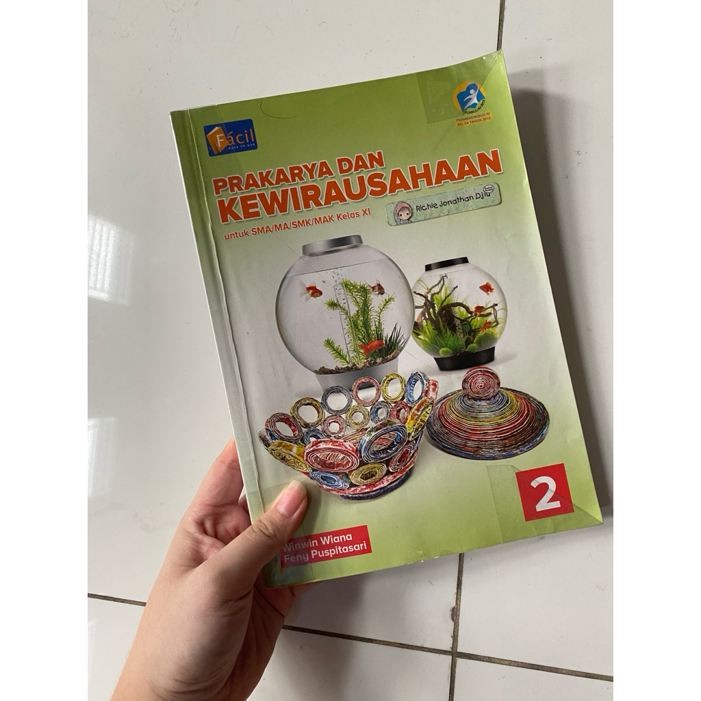 Preloved Buku Prakarya dan Kewirausahaan PKWU SMA Kelas 11 Facil