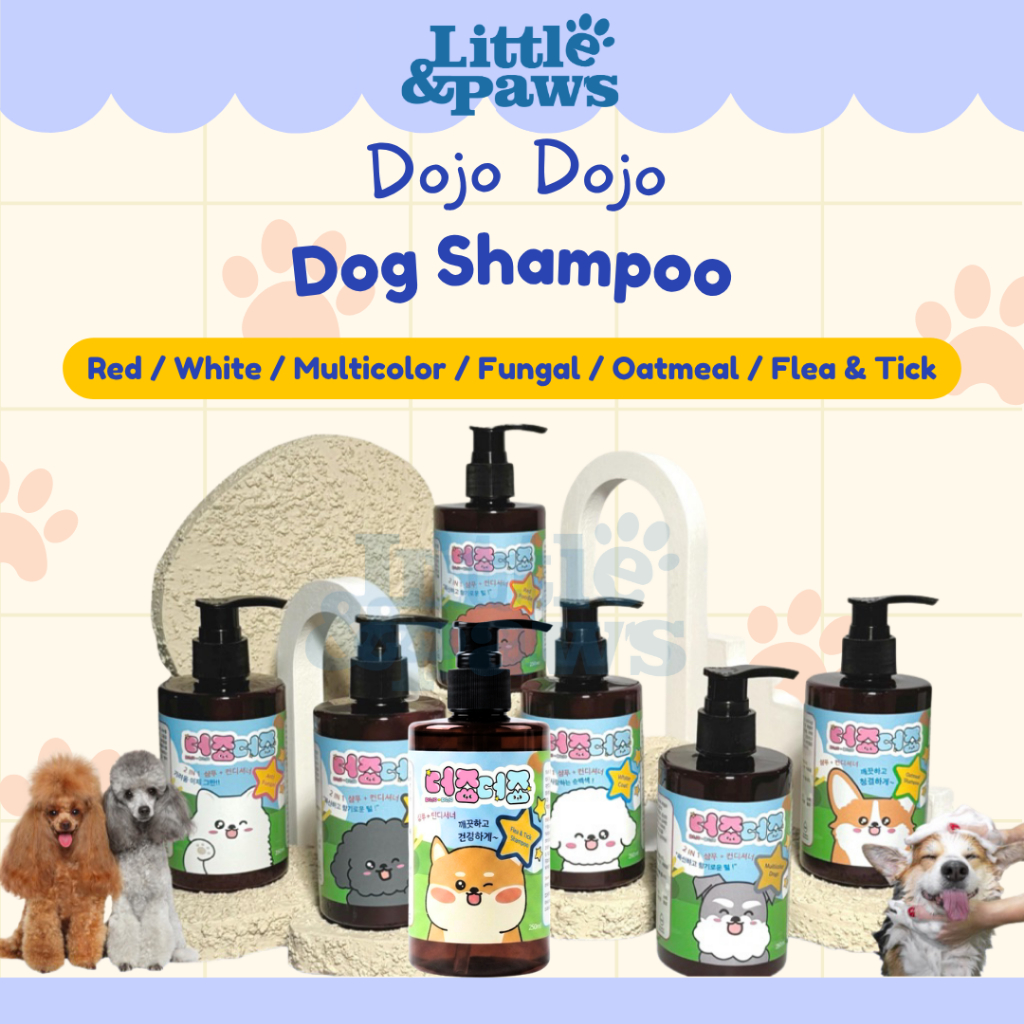 Dojo Dojo Grooming Dog Shampoo Red Poodle Bichon White Silver Color Care Perawatan Anjing Cokelat An