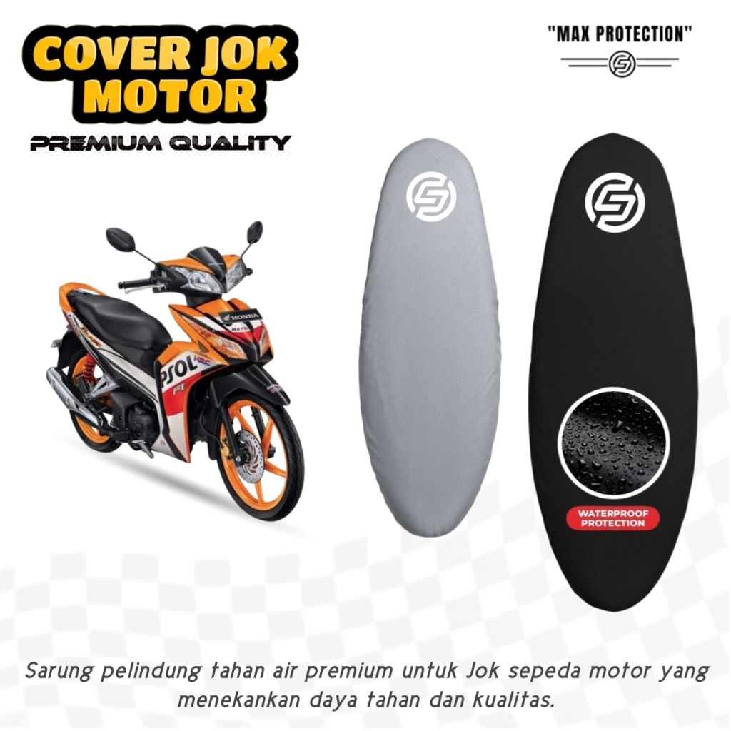 Cover Jok Motor Honda Blade New 125 / Sarung Jok Motor New Honda Blade 125 Fi / Aksesoris Motor