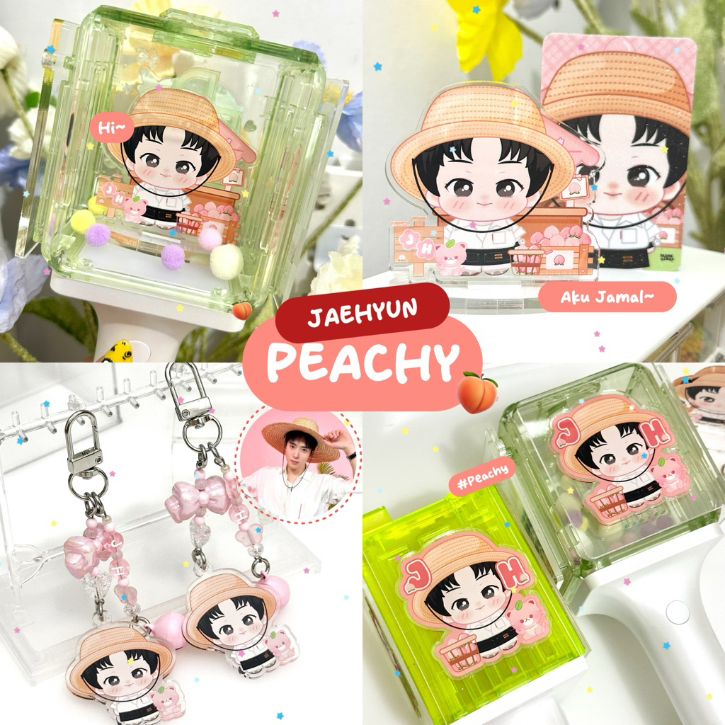 [READY] Beads Keychain Nct Jaehyun PEACHY | Nct Standee Deco Lightstick blumebinu_