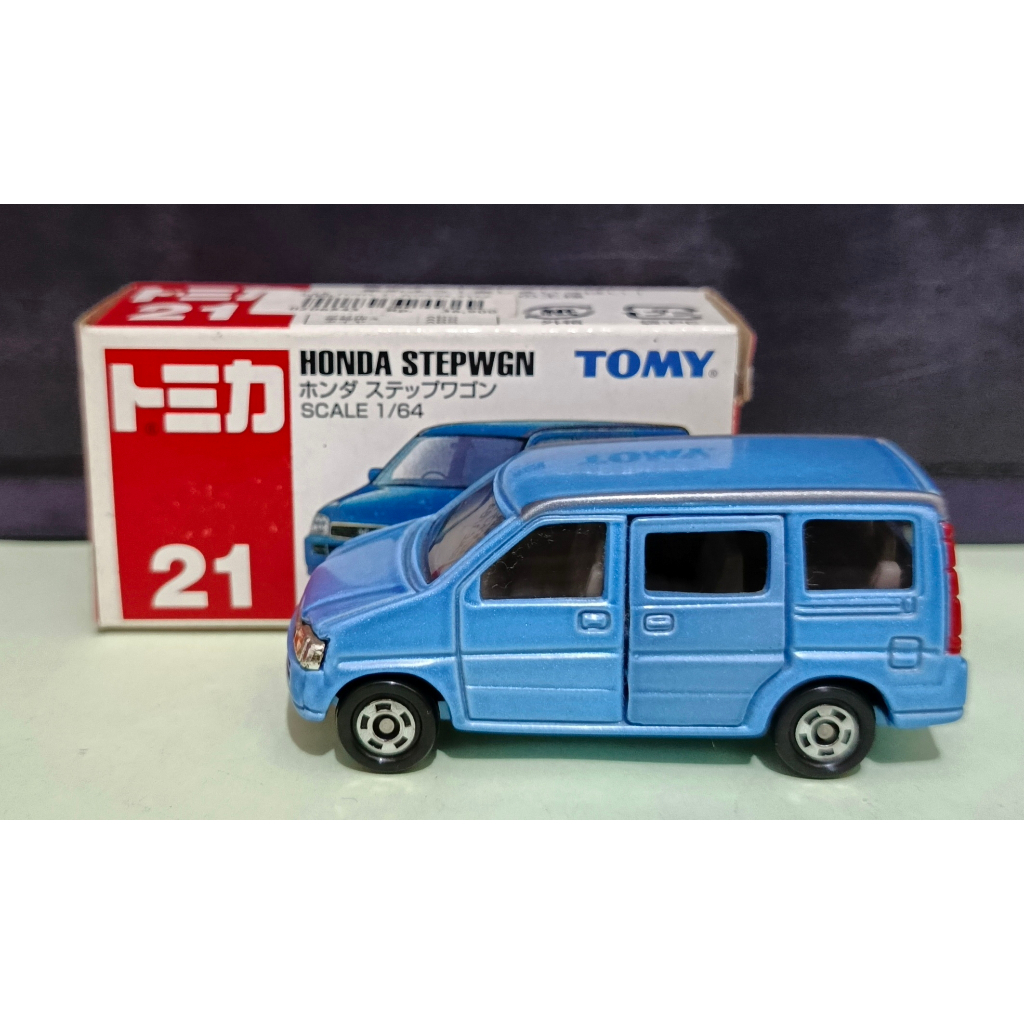 Diecast Tomica Tomy Biru 21 HONDA STEPWGN