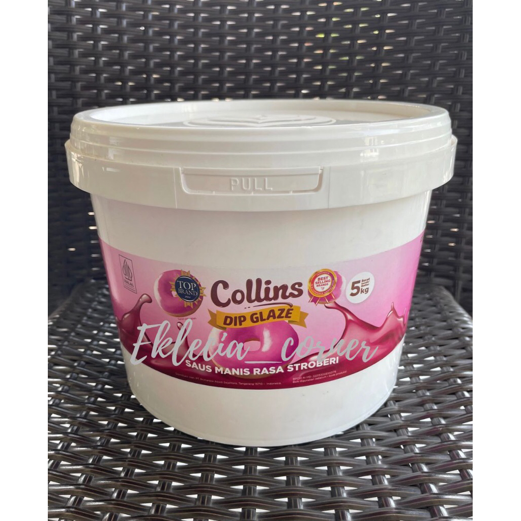 Collins Dip Glaze Starwberry 5kg