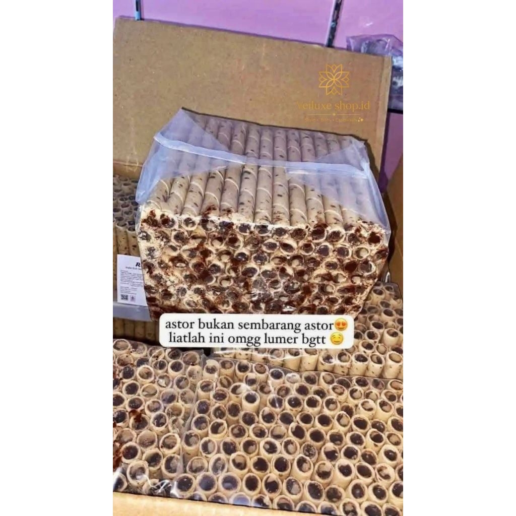Astor Rolla / Astor Rola / Astor Full Asian / Astor Viral / Snack Lebaran / Astor Rolla 1kg Exp 2027