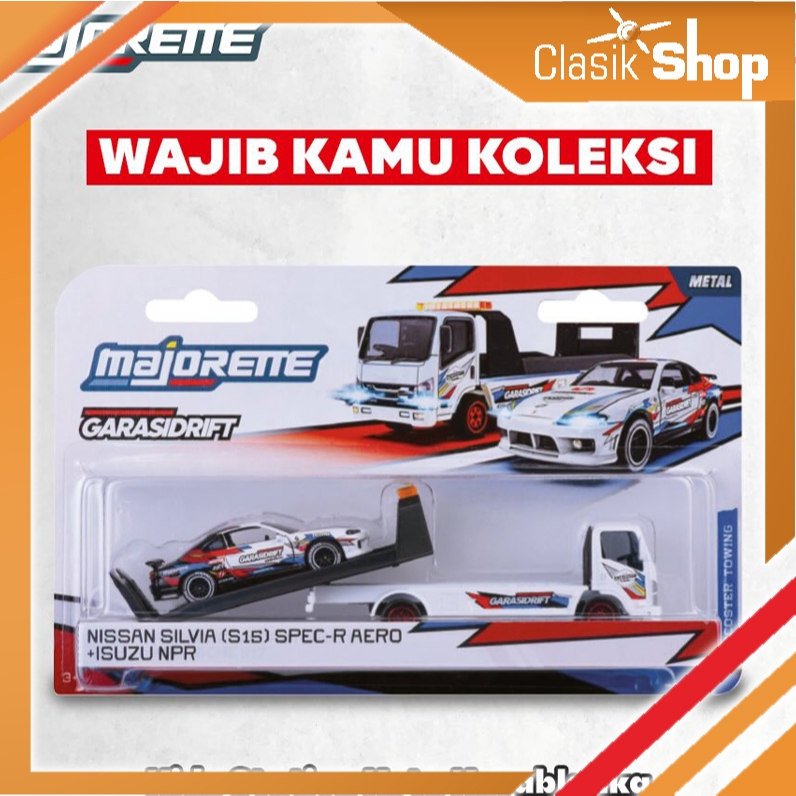 MAJORETTE GARASI DRIFT TRANSPORTER X ZICOSTER TOWING