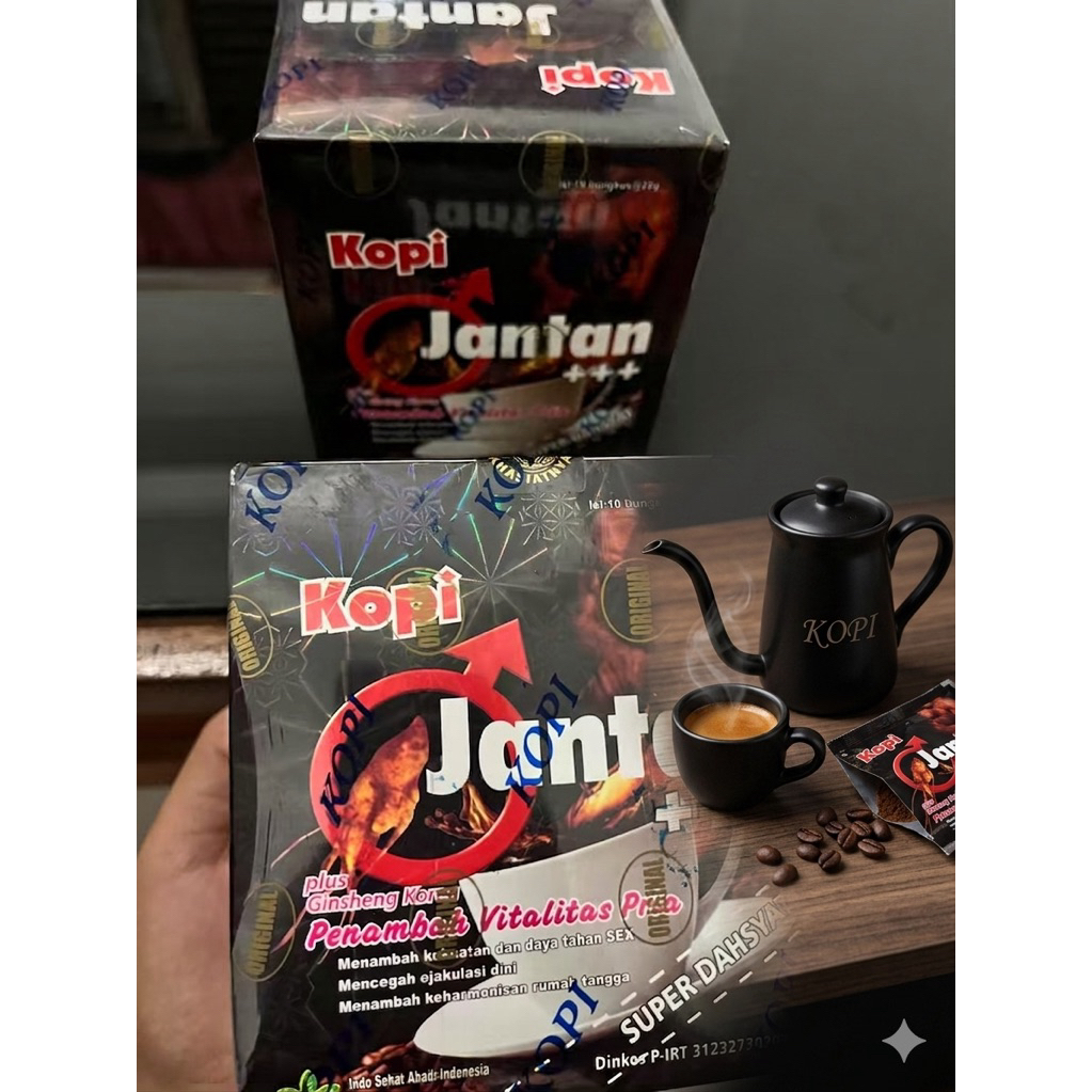 kopi instan arabika latte isi 10 saschet kopi pria jantan