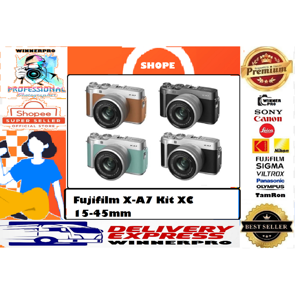 Fujifilm X-A7 Kit XC 15-45mm Fujifilm XA7 kit 15-45mm