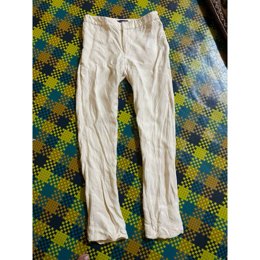 Vintage 90s Ralph Lauren Collection Purple Label Silk Blend Trousers - Size 2 (Fits Waist 29")
