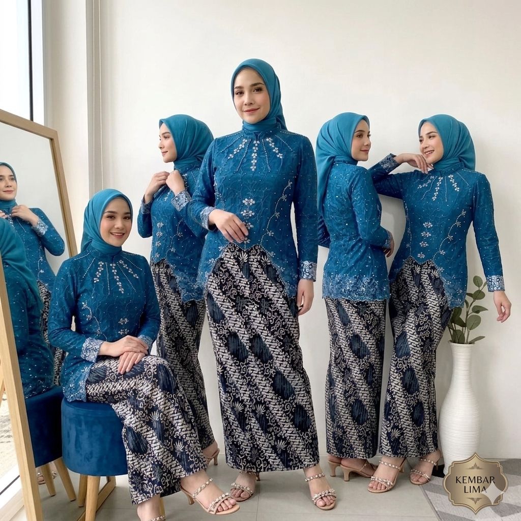 Setelan Kebaya Wisuda / Setelan Kebaya Remaja / Kebaya Modern / Kebaya Pesta