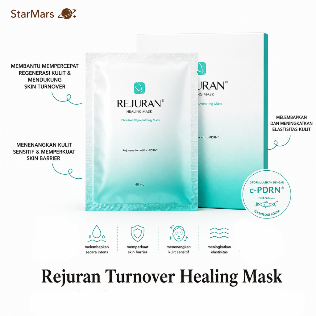 [1Pcs] Rejuran Turnover Healing Mask DNA Salmon
