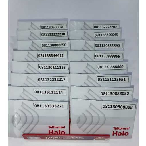 KARTU HALO / KUOTA MURAH / KUOTA MURAH TELKOMSEL / NOMOR CANTIK / NOMOR 10 DIGIT