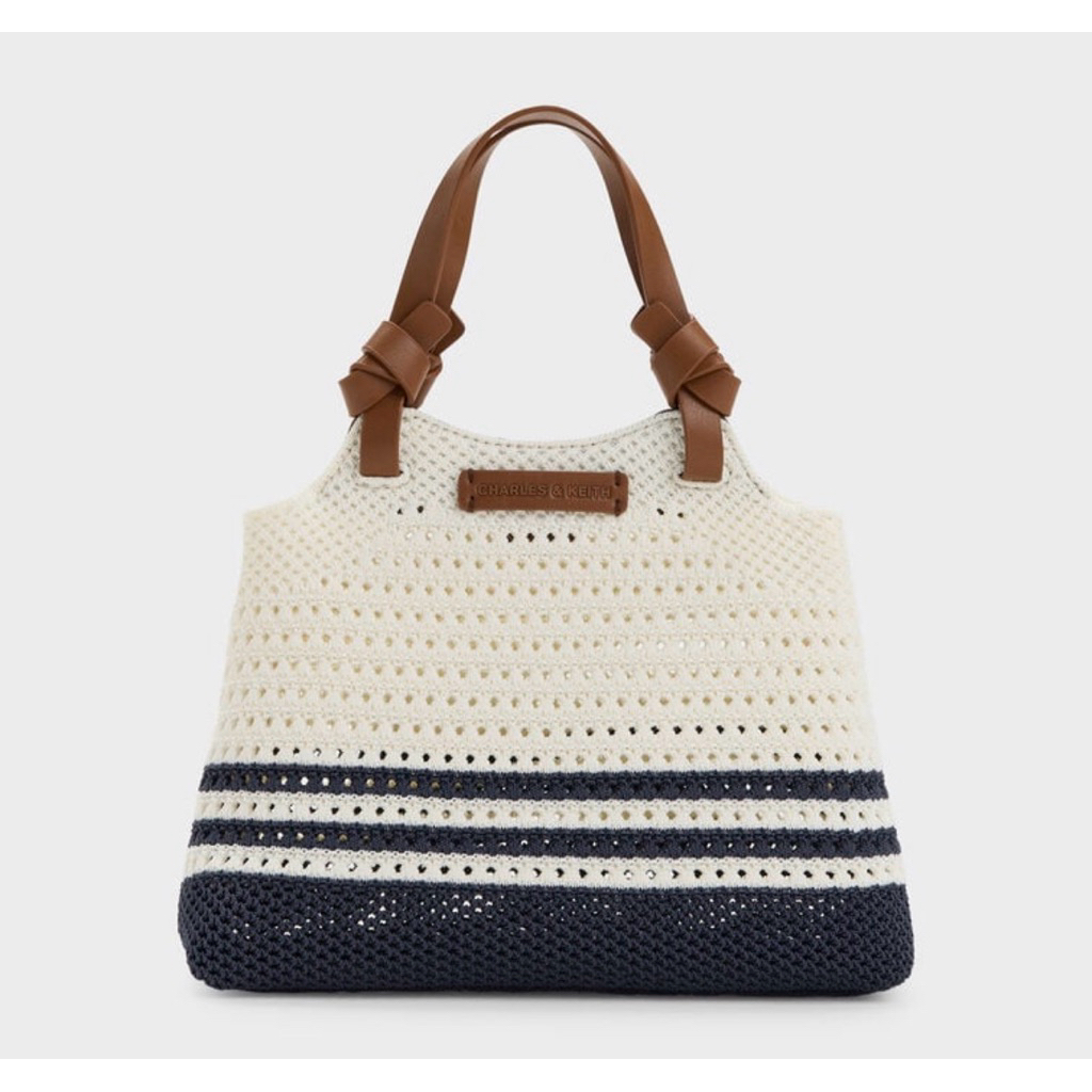 JASTIP Mini Ida Striped Knitted Tote Bag CK2-30782111-A