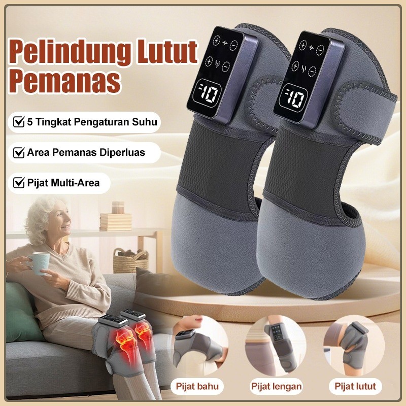 Pelindung Lutut Pemanas Pintar/Pemijat Lutut/Penyangga Lutut dengan Pemanas Listrik/Alat Terapi Send