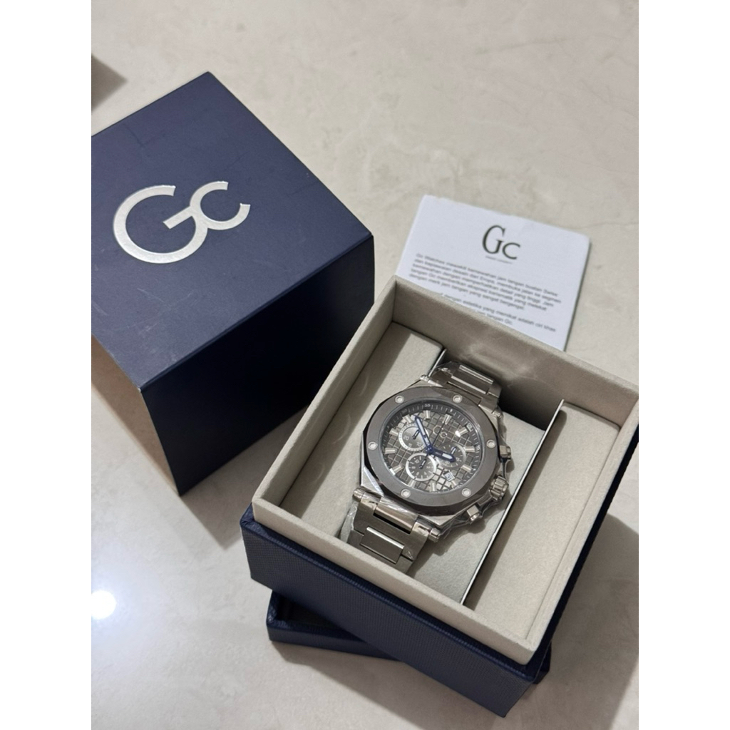 Jual Jam Tangan Pria Original Condotti CN 1030 G01 S18, Guess Collection GC Legacy Chrono Metal - Z1