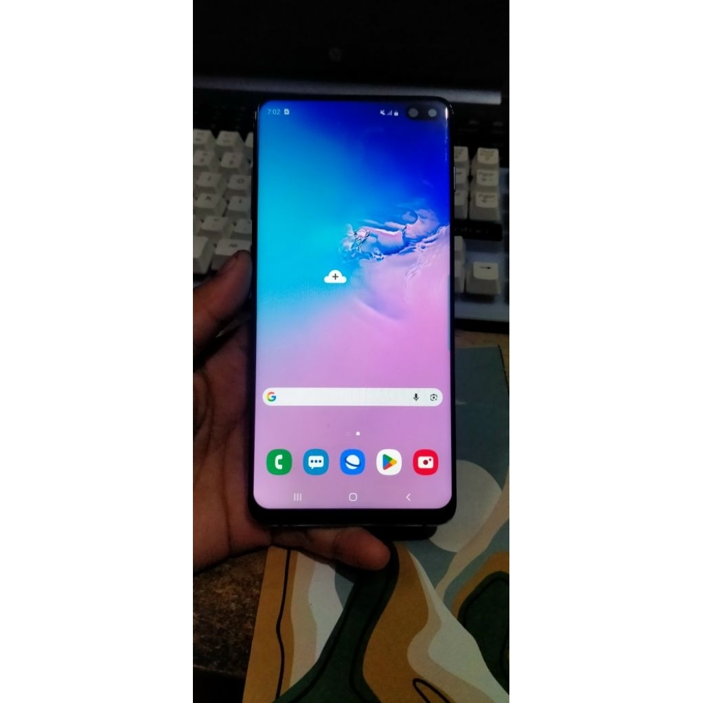 Hp Samsung Galaxy S10 Plus Second Original Mulus Normal Siap Pakai