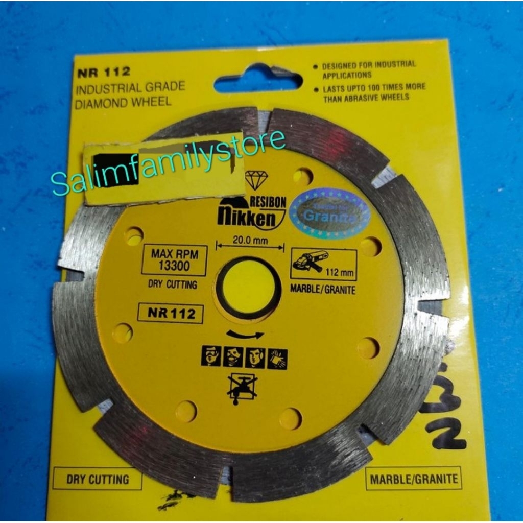 Mata Pisau Potong Keramik NR112 Dry