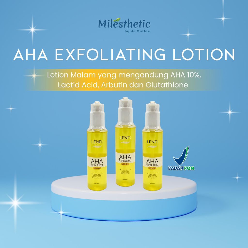 Lenfi AHA Exfoliating Lotion Malam 100 ml