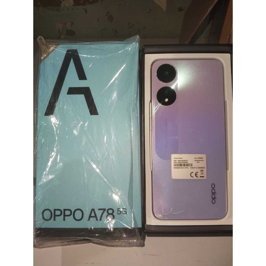 Oppo A78 5G ram 8/128gb SECOND