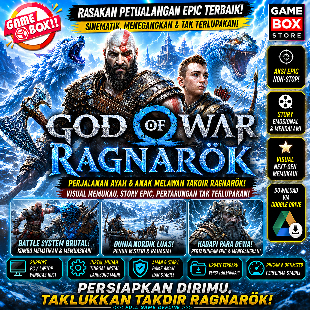 GOD OF WAR RAGNAROK FULL GAME | 2024 - GAME PC