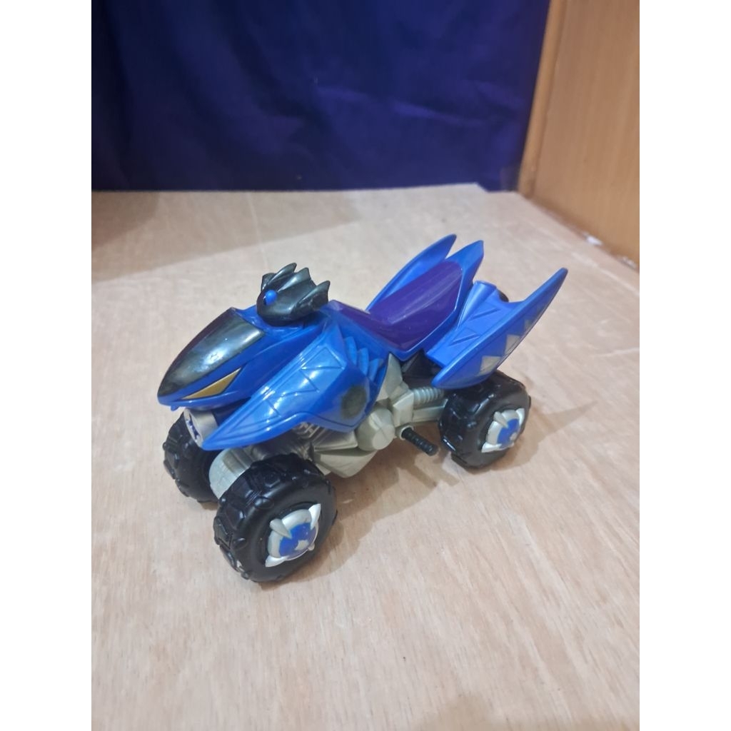 Mainan Motor Power Rangers Dino Thunder Blue Thunder ATV Quad Dino Blue Abaranger Blue Raptor Cycle 