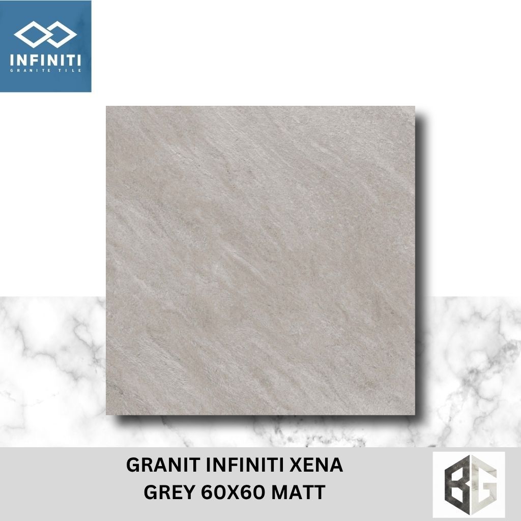 Granit Lantai Infiniti Xena Grey Beige White 60x60 Matt Motif Semen