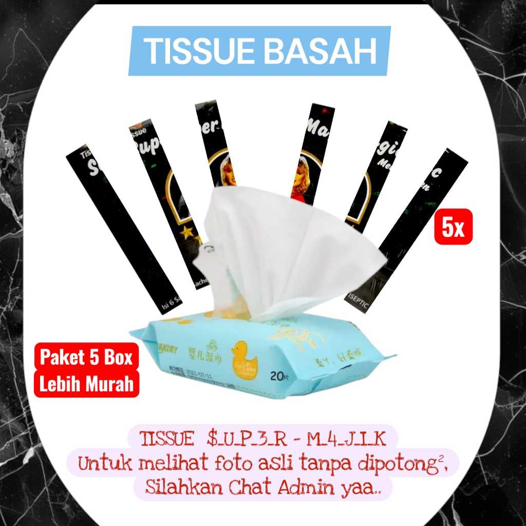 Tissue Basah Ajaib Magic Super Simpel dan Praktis_1