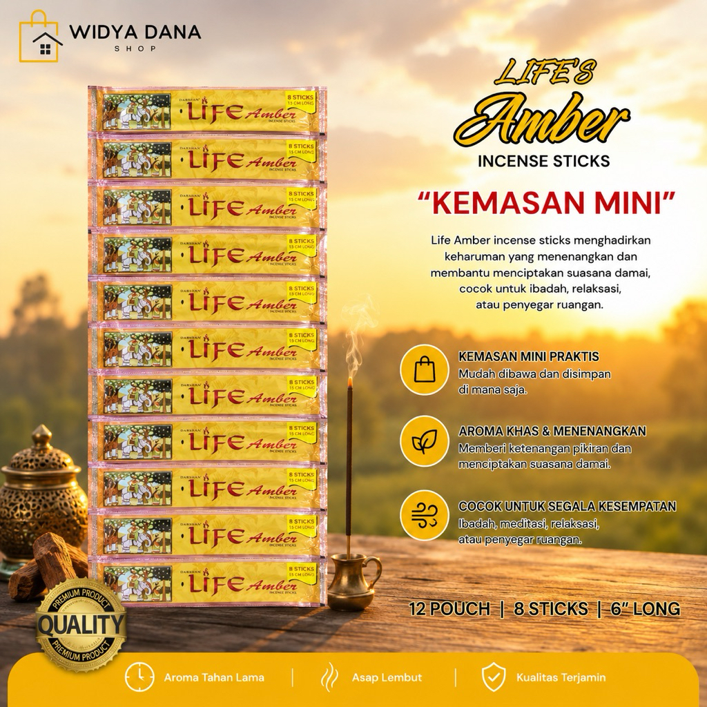 Dupa LIFE MINI RENTENG isi 12pouch | AMBER