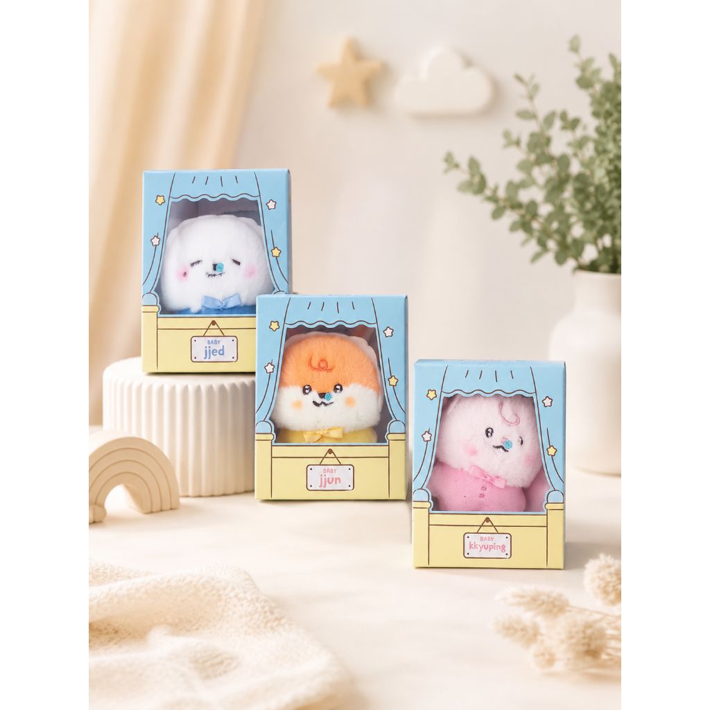 READY STOCK OFFICIAL NCT DREAM DREAMIEZ BABY PLUSH KEYRING JJED JJUN KKYUPING NCT DREAM LINE FRIENDS