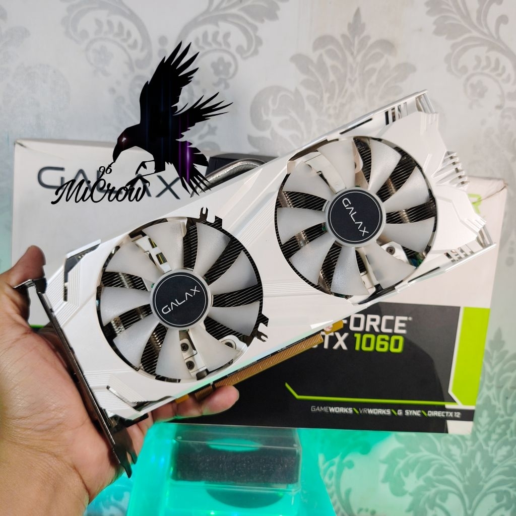 VGA Nvdia GTX 1060 6gb 192bit DDR5 DX 12 bisa libas gaming streaming GTA V Pes Fifa dll #Tag GTX 165