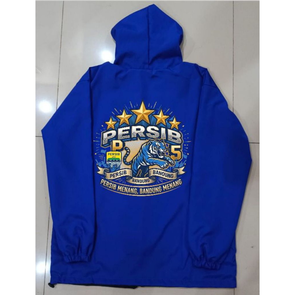 jaket parasut persib bintang 4
