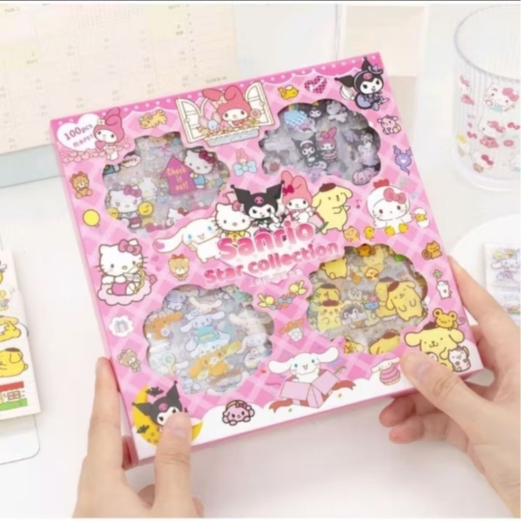 100 PCS STIKER MOMO STIKER ANAK WATERPROOF / STIKER ANAK LUCU