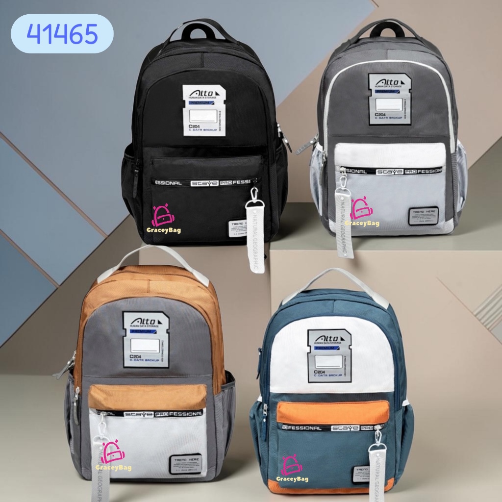 Gracey Bag 41465 Tas Ransel Anak Laki-laki/Remaja Alto 16"