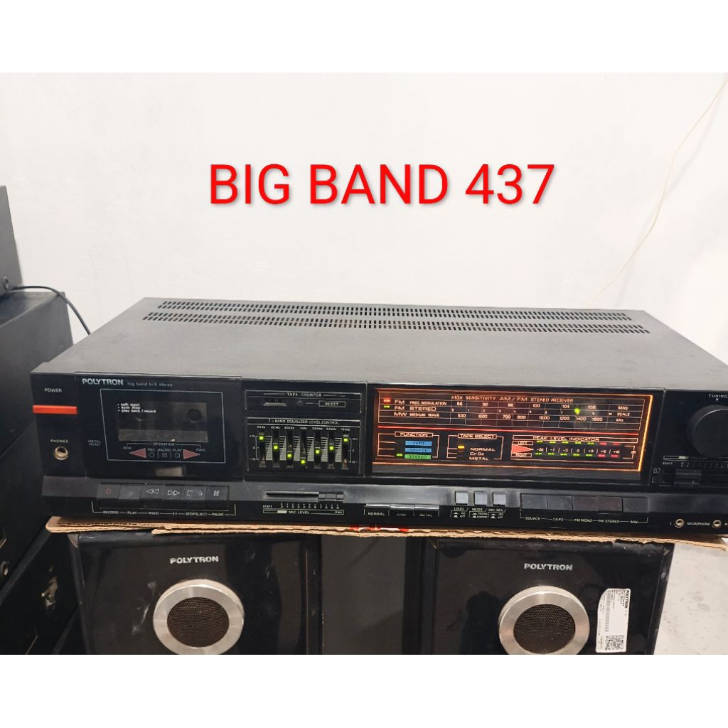 AMPLI BIG BAND POLYTRON BB 435k BB 455K BB437 DAT 42 FULL ORIGINAL MULUS