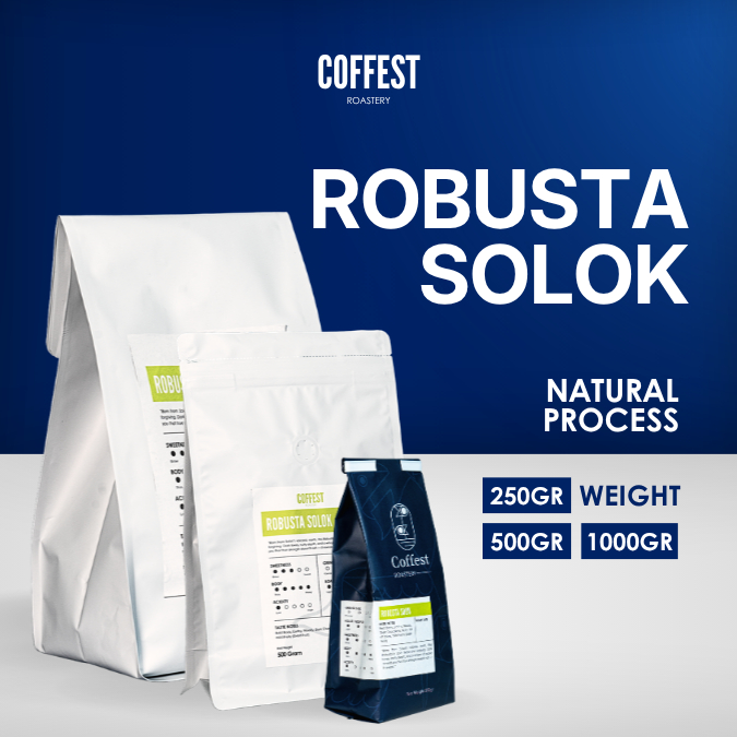 [Single Origin Espresso] Kopi Robusta Solok Natural | Biji / Bubuk