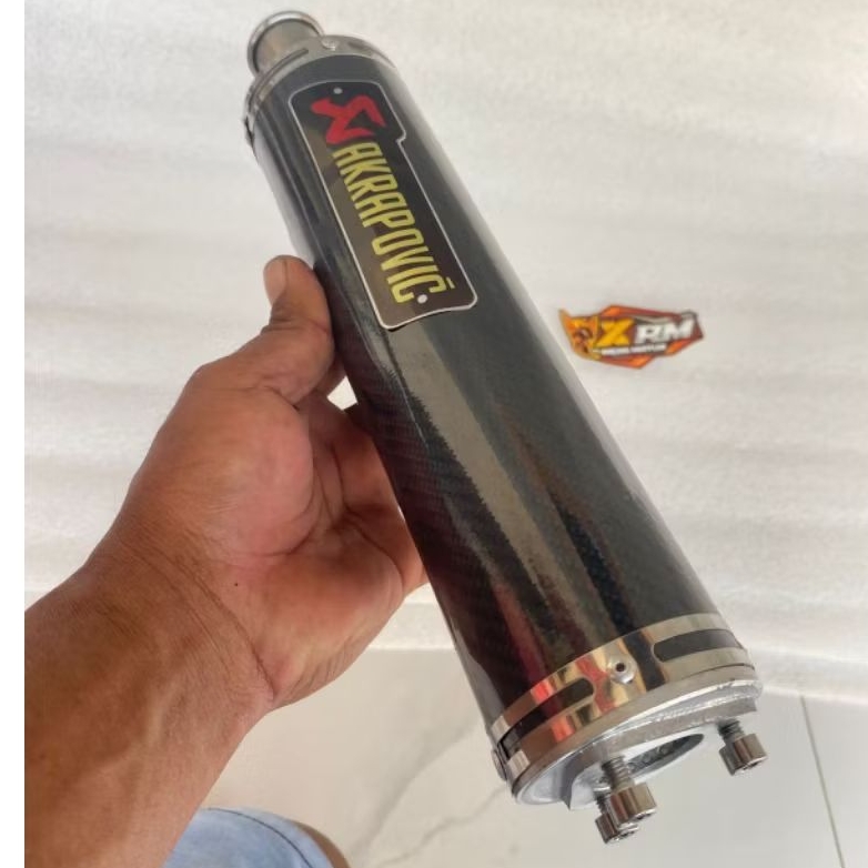 stainless 2stroke exhaust Muffler carbon type only exhaust 2stroke motorcycle