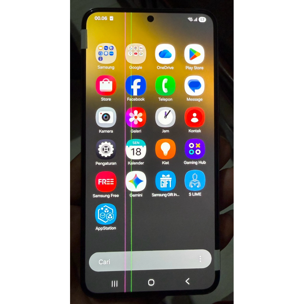 lcd touchscreen samsung galaxy s20 plus/S21 plus/S21 FE/S22 5G original copotan minus baca deskripsi