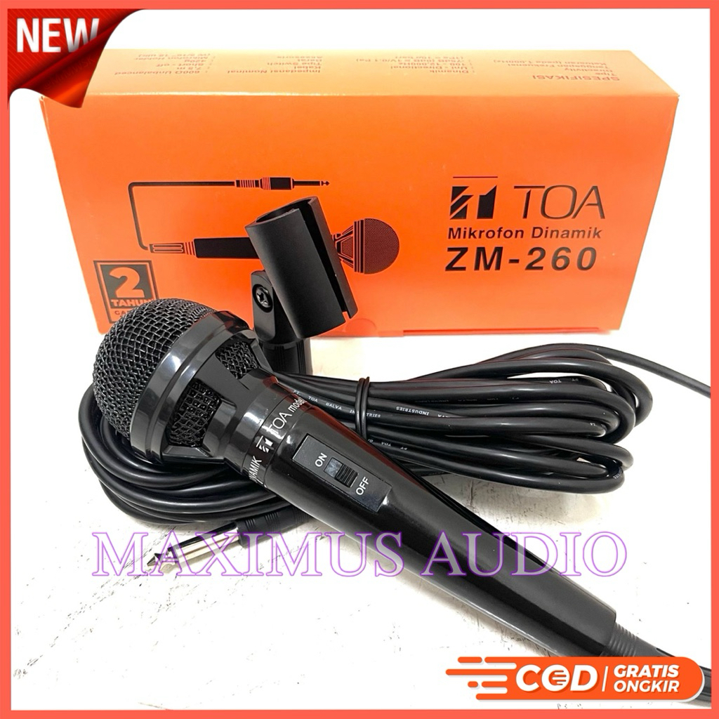 Promo Audio Mic toa tipe ZM 260 asli Microphone Toa Asli zm 260 / Zm260 asli toa