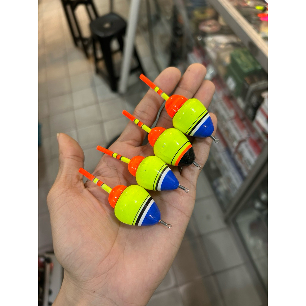 pelampung pancing kayu besar