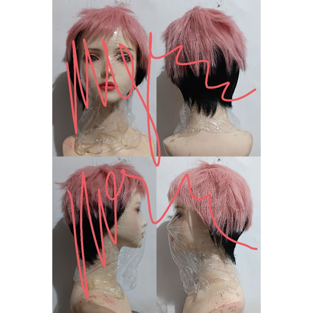 Wig Cosplay Yuji Itadori Jujutsu