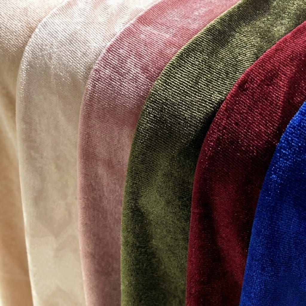 Termurah!! Kain Bludru Velvet Premium/Bludru Stretch Meteran ( Harga Per 0.5Meter )
