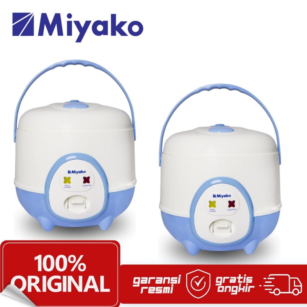 Magic Com Mini Miyako MCM606A Rice Cooker 0.6 Liter - 3in1 Magic Warmer Plus Magic com