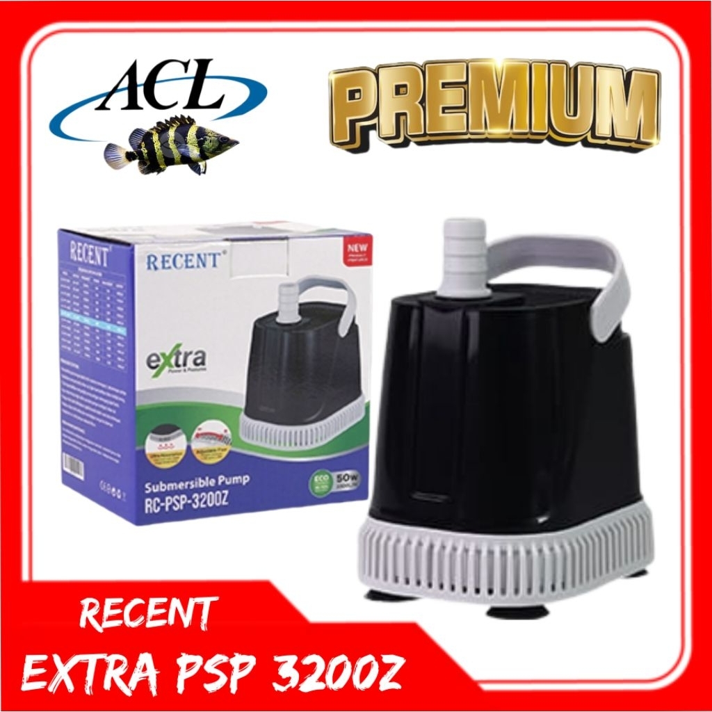 POMPA CELUP RECENT PSP EXTRA 2000Z-2100Z-2200Z-2300Z-2400Z-3200Z WATER PUMP LOW WATT POWER HEAD AQUA