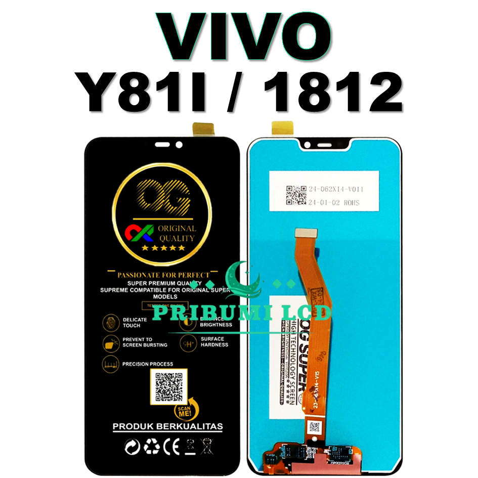 LCD TOUCHSCREEN VIVO Y81I / 1812 ORIGINAL 100% COMPLETE