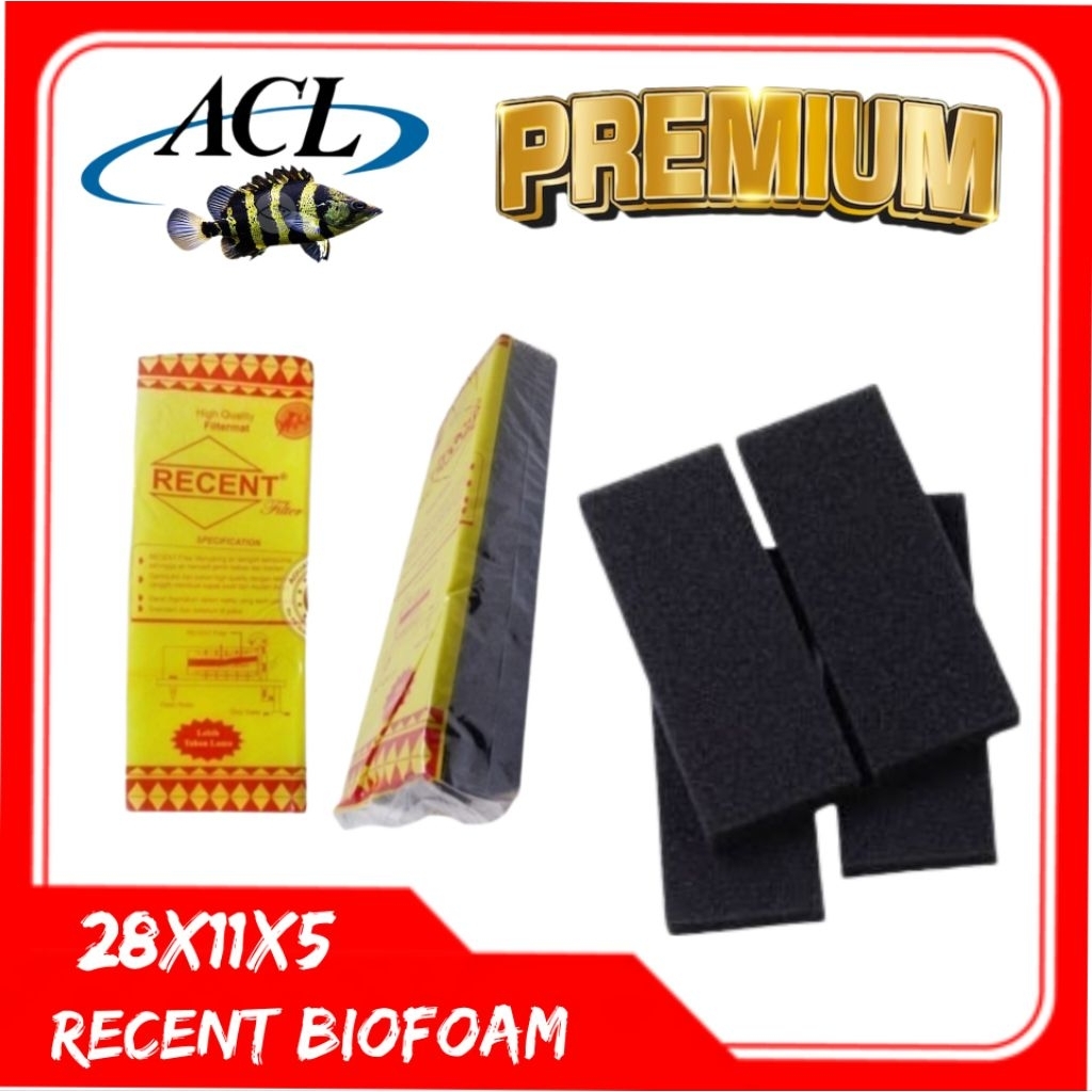 filter aquarium biofom recent kapas filter biofoam recent 28x11x5cm