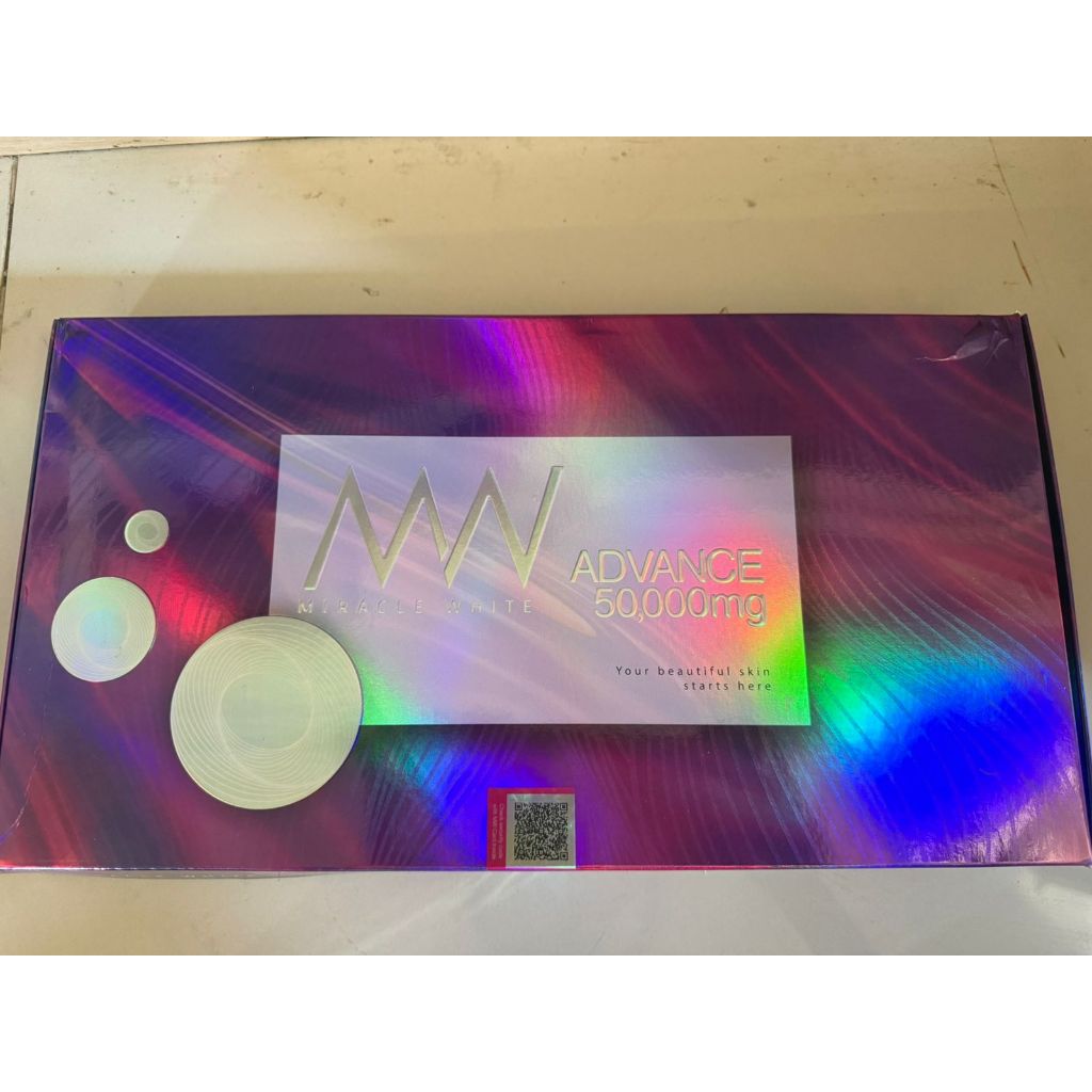 NEW miracle white advance 50.000mg original - harga ecer