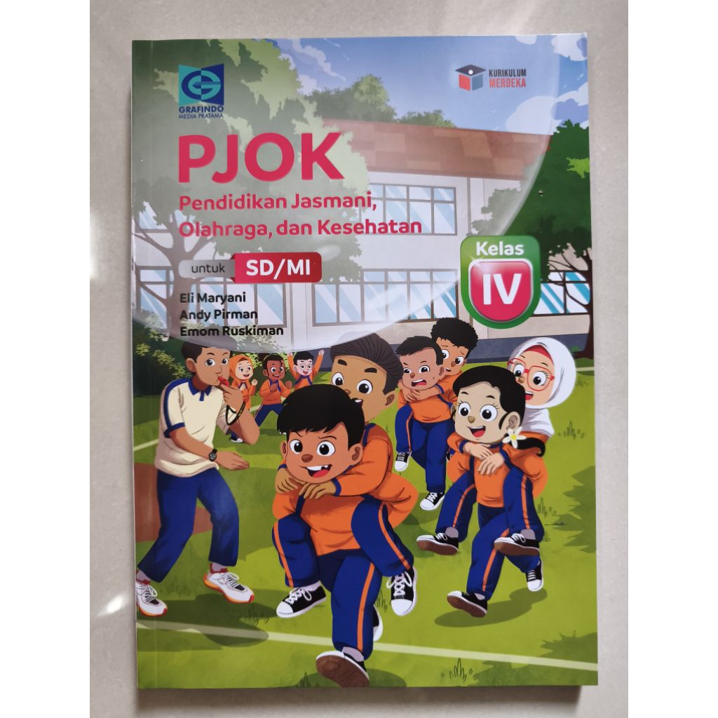 Grafindo PJOK Pendidikan Jasmani, Olahraga dan Kesehatan  SD MI kelas 4 IV Kurikulum Merdeka