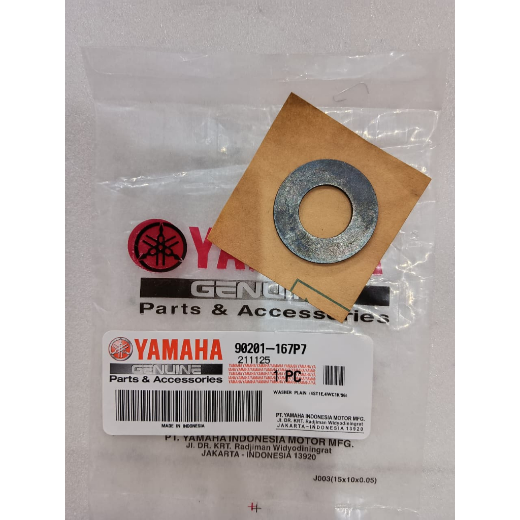90201-167P7_Washer Ring Mangkok Ganda Yamaha Vega R ZR, Jupiter Z Z1, Jupiter MX 135, Byson, Crypton